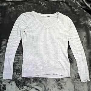 Grey Long Sleeve Sweater